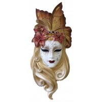 Lady Butterfly Venetian Style Carnival Mask Wall Decor Mardi Gras 749035061449  192610665002